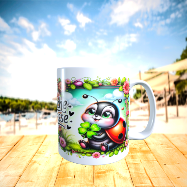 Keramiktasse " Persönliche Glückstasse "  KTM-485